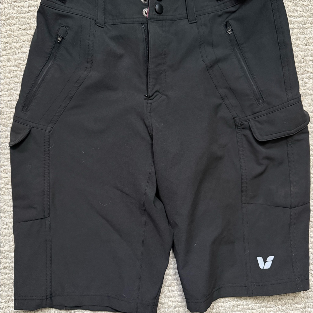 Women's Liv Passo Black Mountain Bike Shorts With Zip Pockets